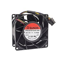80X80X38mm 12V 1.5A Fan 8 Kablolu - VF80381BX-Q36C-S9H