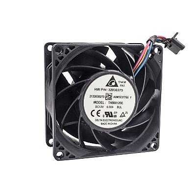 80x80x38mm 12V 6A Fan 4 Wires - THB0812BE - 1