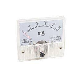 85C1 DC 0-500mA Analog Panel Tip Ampermetre - 1