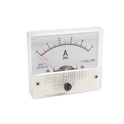 85C1 DC 0-5A Analog Panel Type Ammeter - 1