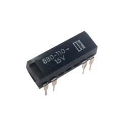 880-110-15V Reed Relay Single Contact N/O 15VDC 0.5A