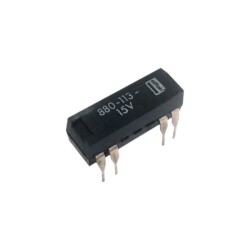 880-113-15V Reed Relay Single Contact N/O 15VDC 0.5A