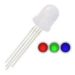 8mm RGB LED 4 Pin Common Cathode