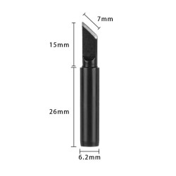 900M-T-K Soldering Iron Tip - Black - 2