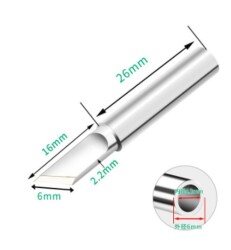 900M-T-K Soldering Iron Tip - Silver - 2