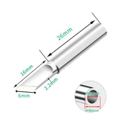 900M-T-K Soldering Iron Tip - Silver - 2