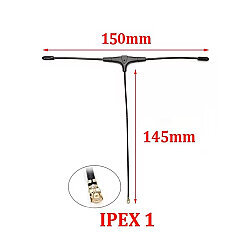 915MHz T-Tip FPV Drone Anteni - IPEX 1 Konnektörlü - 2
