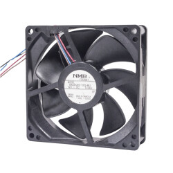 92x92x25mm 12V 0.34A Fan 4 Wire