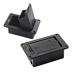 9V Battery Holder with Cover - Panel Type - 3
