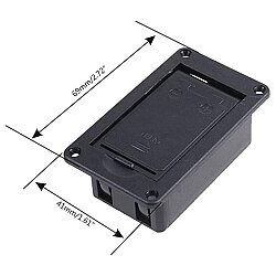 9V Battery Holder with Cover - Panel Type - 4