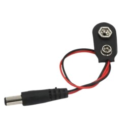 9V Jack Battery Socket - I-Type