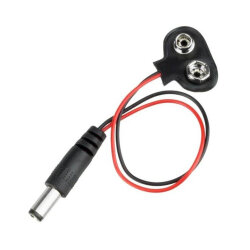 9V Jacklı Pil Soketi - T-Tip - 2