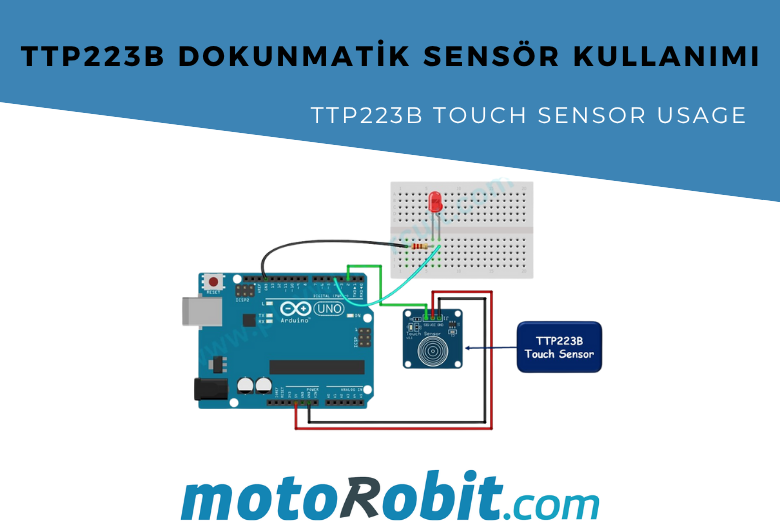 TTP223B Dokunmatik Sensör Kullanımı
