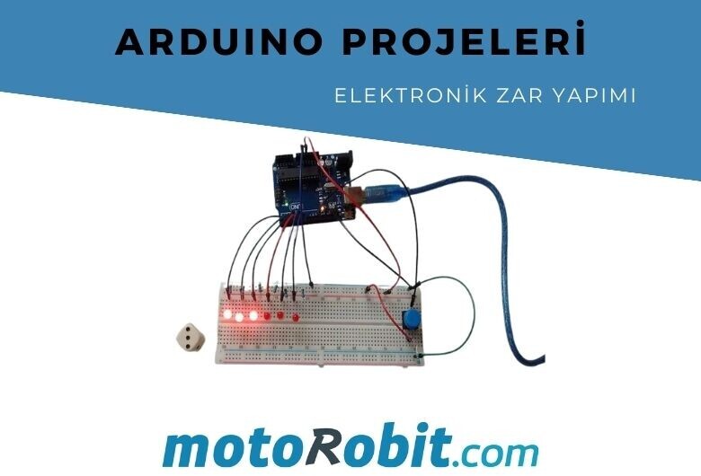 Elektronik Zar Yapımı | Arduino ve Led Kullanarak Zar Yap