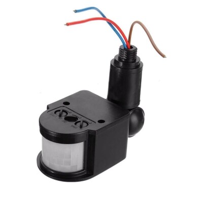 AC 220V 180° Hareket PIR Sensörü - Otomatik Lamba Sensörü - 1
