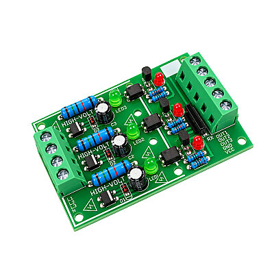 AC 220V 3 Kanal Optokuplör İzolasyon Modülü - 1