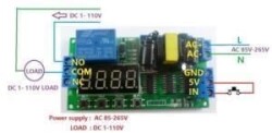 AC 220V Time Adjusted Relay Module PLC Compatible IO23B0 - 4