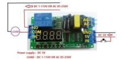 AC 220V Zaman Ayarlı Röle Modülü PLC Uyumlu IO23B0 - 5