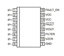 ACS710 25A SOIC-Wide-16 Smd Current Sensor Integrated - 2