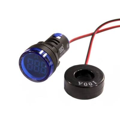 AD136-22DSA-M 100A Ampermetre - Mavi - 1
