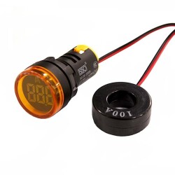 AD136-22DSA-S 100A Ammeter - Yellow
