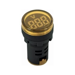 AD136-22DSV-S 24-450V AC Voltmeter - Yellow