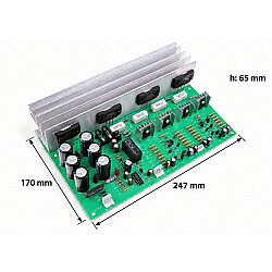 AD2090 2x150W 2SC5200+2SA1943 Çift AC24-28V Stereo Amfi Modülü - 3