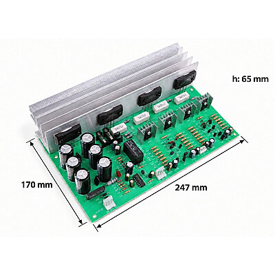 AD2090 2x150W 2SC5200+2SA1943 Dual AC24-28V Stereo Amplifier Module - 3