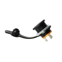 Adapter Plug Chassis Round 2.1mm - Waterproof Cover - 2