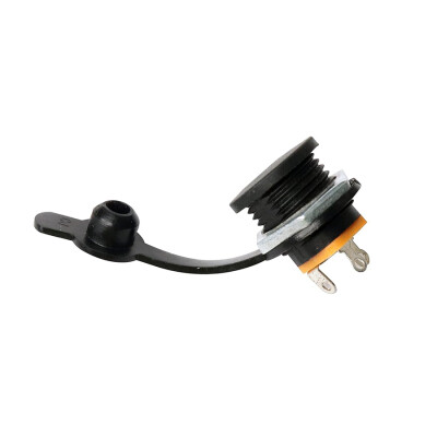 Adapter Plug Chassis Round 2.1mm - Waterproof Cover - 2