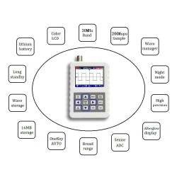 ADS2031H Dijital Osiloskop 30MHz 200Ms/s - 3