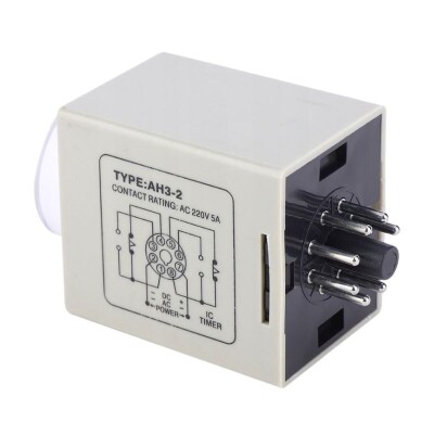 AH3-2 AC 220V Delay DPDT Digital Time Relay - 60S - 3