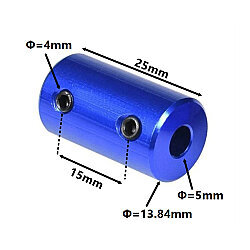 Alüminyum Sabit Kaplin 5x5mm - 2
