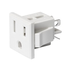 American Power Socket - White
