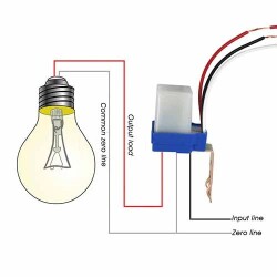 Aso-As-10 AC 220V Fotosel Otomatik Işık Sensörü - Sokak Lamba Fotoseli - 3