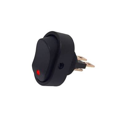 ASW-20-2 Oval Nokta Isikli Anahtar 12V  - 1