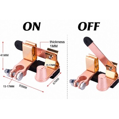ASW-A1002 250A Bıçak Tip Akü Devre Kesici Anahtarı - 2