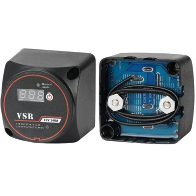 ASW-A401M-1 12V 140A Smart Dual Battery Isolator Kit with Display - 1