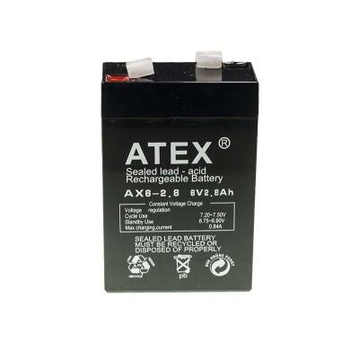 Atex 6V 2.8Ah Akü - 1