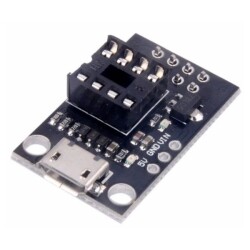 ATtiny13A/ATtiny25/ATtiny45/ATtiny85 USB Development and Programming Card