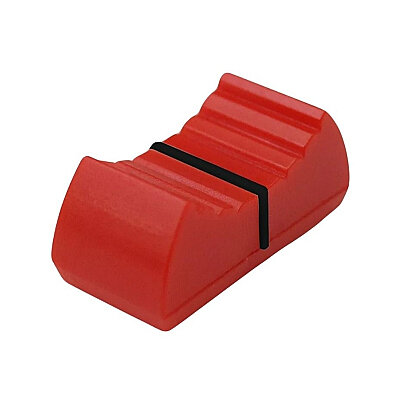 B10-8 Sliding Potentiometer Cap - Red - 1