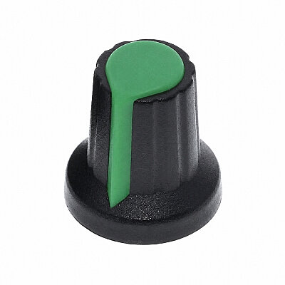 B14 Potentiometer Cap - Green - 1