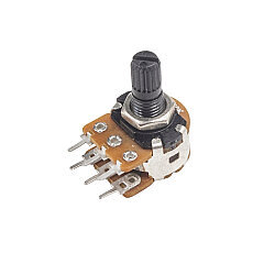 B50K 6-Pin Stereo Potentiometer - 1