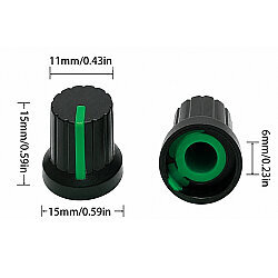B54 Potentiometer Cap - Green - 2