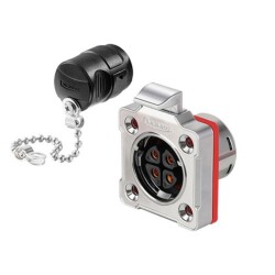 BD-20-J04SX-03-406A 4-Pin Su Geçirmez Konnektör - Dişi