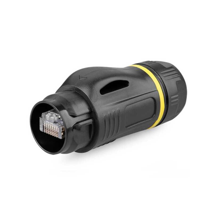 BD-24-C/RJ45/015/PE-42-001A Su Geçirmez Ethernet Konnektörü - Erkek