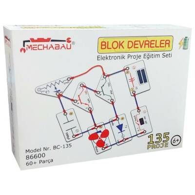 Blok Devreler Elektronik Eğitim Seti - 135 Proje - 1