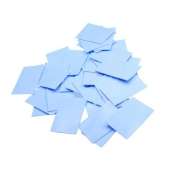 Blue TO-3P3 Plastic Insulator - Without Holes - 10 Pieces