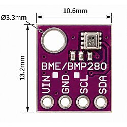 BMP280 I2C Barometric Pressure Sensor - 4-Pin - 2