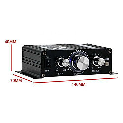BT-888 2x200W HiFi 2-Channel Bluetooth Amplifier Module - 3